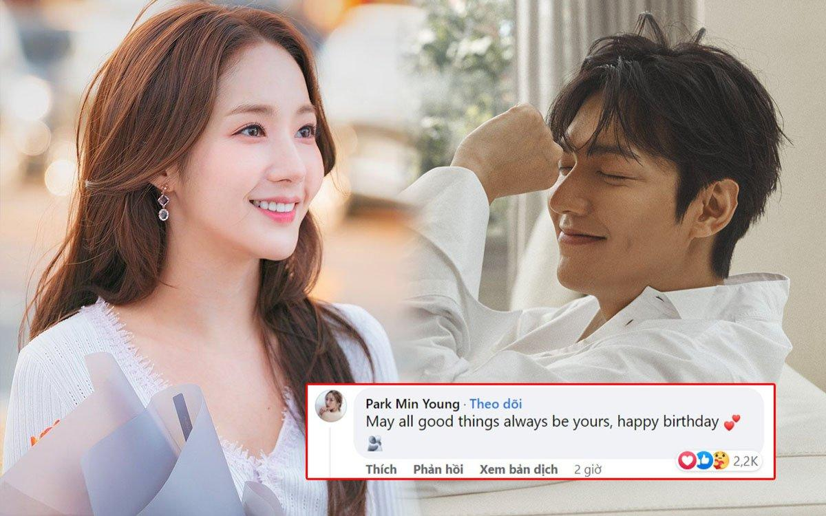 Park Min Young chúc mừng sinh nhật tình cũ Lee Min Ho