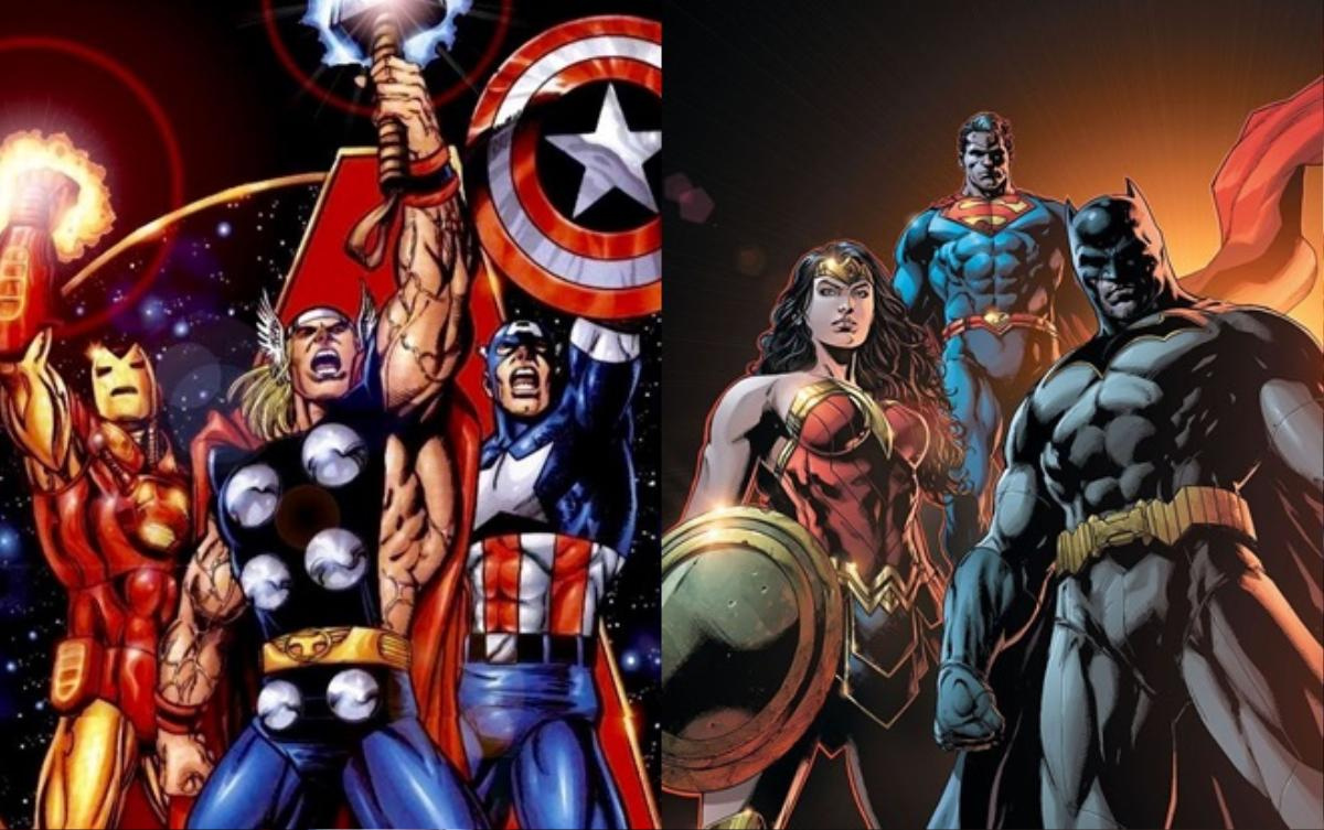 Avengers của Marvel vs. Justice League của DC