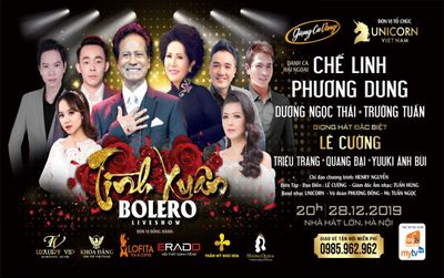 Liveshow Tình xuân bolero tái xuất sau 5 năm cùng khán giả Hà Nội