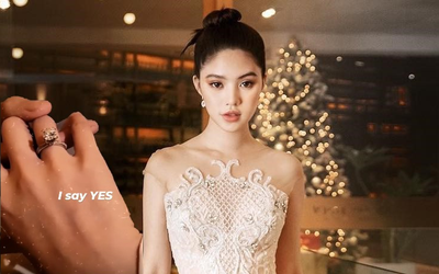 Xuất hiện sau 'tâm bão', Jolie Nguyễn tay trong tay người đàn ông giấu mặt, khoe nhẫn đính hôn sang chảnh