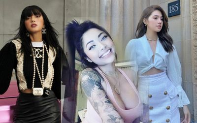 So style 3 bóng hồng của Binz: Người tiểu thư sang chảnh, người hở bạo tay, xăm trổ chẳng sợ ai
