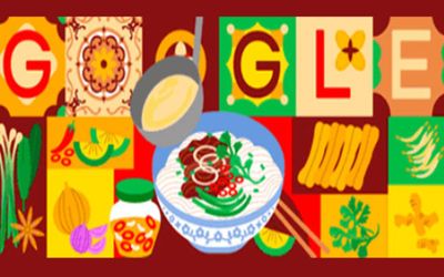 Google tôn vinh món phở đặc trưng của Việt Nam trên trang chủ