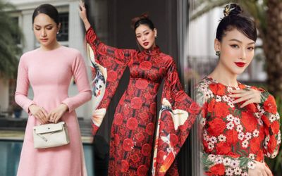 Đọ sắc với áo dài: Hương Giang nền nã, Phương Khánh quyến rũ, đến Khánh Vân là bầu trời quyền lực