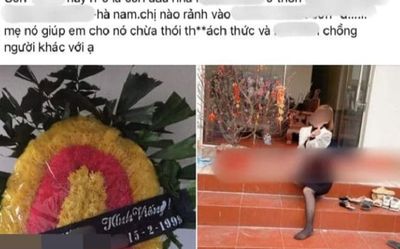 Tức sôi máu loạt tin nhắn 18+ giữa chồng và tiểu tam, vợ gửi thẳng vòng hoa viếng với khẩu hiệu gây 'sốc'