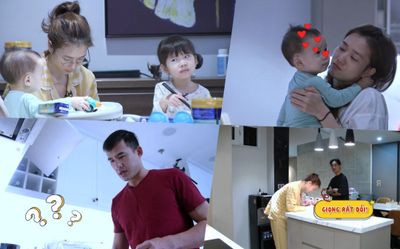 Thử thách 'không tan chảy' trước độ hot của các nhóc tì Sao Việt trong tập 1 'Mẹ vắng nhà Ba là siêu nhân