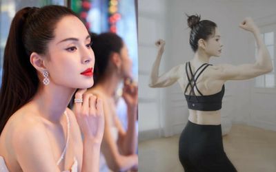 Xuất hiện sư phụ của Angela Phương Trinh: Tiểu Long Nữ Lý Nhược Đồng cơ bắp cuồn cuộn ở tuổi U60