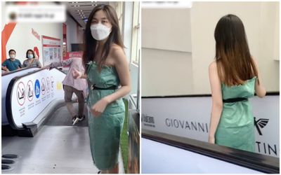 Gái xinh diện váy bằng bao tải đi siêu thị hút mọi ánh nhìn, người khen kẻ chê rầm rộ cõi mạng