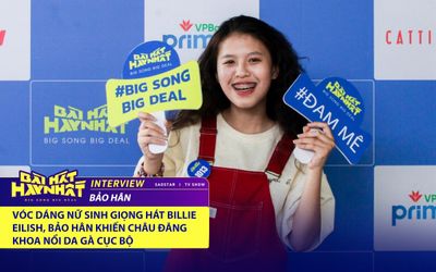 'Vóc dáng nữ sinh giọng hát Billie Eilish', Bảo Hân khiến Châu Đăng Khoa 'nổi da gà cục bộ'