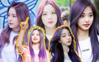 Điểm danh các nữ idol tóc tím đẹp nhất Kbiz: Irene, Tzuyu, Jisoo liệu có bị lép vế trước đàn em Gen 4?