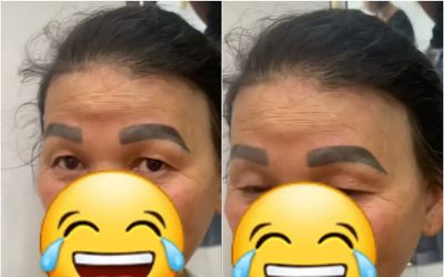 Bỏ tiền ra làm lông mày nhưng sau đó ai cũng 'khóc thét' khi nhìn thành quả của người phụ nữ