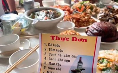 'Mâm cao cỗ đầy' tại lễ cưới ở Quảng Ninh khiến netizen trầm trồ nhưng có một món này 'lạ lắm'