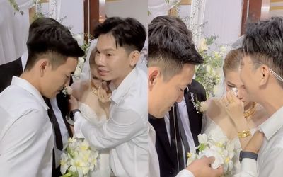 Cha mất sớm, đám cưới em gái, hai anh lén về trước để em không khóc và cái kết khiến ai cũng cay mắt