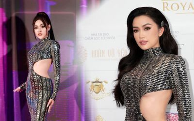 'Hotgirl trứng rán' Thanh Tâm đụng hàng Ngọc Châu: Thần thái beauty queen, mười phân vẹn mười