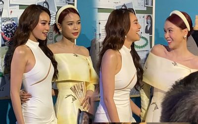 Ninh Dương Lan Ngọc và Sam 'tình tứ' trên thảm đỏ, nhan sắc một 9 một 10 khiến nhiều người mê mệt