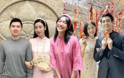 Các sao nữ Vbiz trong năm đầu làm dâu mới: Người đón Tết ở trời Tây, người trổ tài 'nữ công gia chánh'