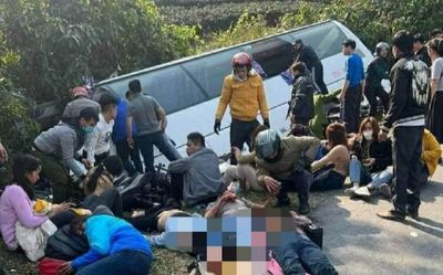 Tình thế 'ngàn cân treo sợi tóc' của thai phụ 8 tháng gặp nạn trong vụ lật xe khách trên đèo