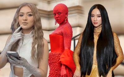 Hot girl 'trứng rán' học tập Angela Phương Trinh - Doja Cat tạo nét trên thảm đỏ, nhưng bị phản ứng ngược