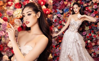 Hoa hậu Khánh Vân hoá thành nữ hoàng hoa, nhan sắc đố ai sánh bằng
