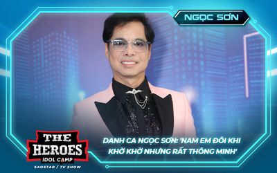 Danh ca Ngọc Sơn: 'Nam Em đôi khi khờ khờ nhưng rất thông minh'