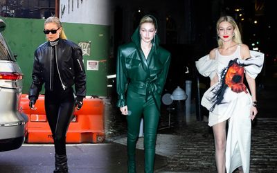 Đỉnh như siêu mẫu Gigi Hadid: Thay 6 bộ trang phục trong một ngày, không trùng phong cách bộ nào