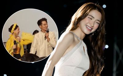 Ali Hoàng Dương nhắc chuyện 'bao rạp' tại họp báo khiến Hòa Minzy lúng túng