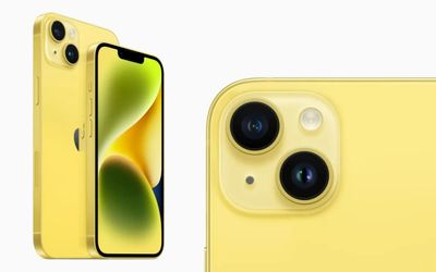 Apple bổ sung thêm phiên mản màu vàng cho iPhone 14 và 14 Plus