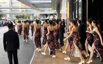 170 cô gái mặc sườn xám dự tiệc rượu cùng nghệ sĩ và đại gia Đài Loan, cảnh sát ập vào kiểm tra