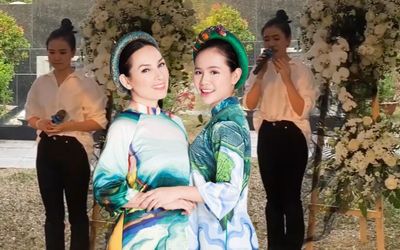 Con nuôi Phi Nhung gây xúc động khi ra tận mộ hát tặng cố NS Vũ Linh