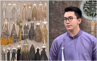 Nam sinh nổi tiếng khắp cõi mạng bởi đồ án tốt nghiệp Thời trang, càng choáng ngợp hơn khi biết 'info'