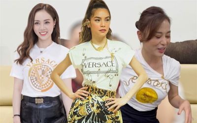 Thần thái của diễn viên Phương Oanh, ca sĩ Hồ Ngọc Hà và vợ NSND Công Lý khi diện cùng một kiểu áo