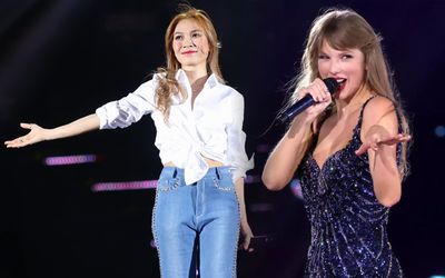 Nhìn Taylor Swift hát trên sân khấu, fan nhớ ngay đến... Mỹ Tâm?