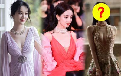 Cùng diện váy khoét sâu, Địch Lệ Nhiệt Ba và Dương Tử đều thua đau trước mỹ nhân này