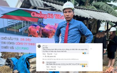 Lộc Fuho khiến dân tình rầm rộ nhắc đến một người sau khi hé lộ hình ảnh công trình 'Chuồng bò Vila'
