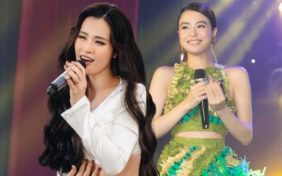 Đông Nhi vướng tranh cãi khi hát ca khúc hit của Hoàng Thùy Linh