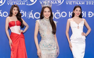 Tiểu Vy, Thiên Ân 'đè bẹp' Mai Phương trên thảm đỏ: Không biết ai mới là nhân vật chính?