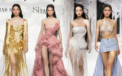 Đọ đôi kiếm Nhật trên sàn runway: Không ai qua nổi khủng long Lê Nguyễn Bảo Ngọc