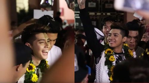 Noo Phước Thịnh bị fan bao vây 'nghẹt thở' sau khi đăng quang The Remix