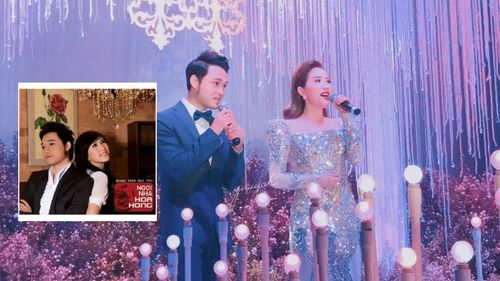 Bảo Thy tái hợp ngọt ngào 'Ngôi nhà hoa hồng' với Quang Vinh tại đám cưới anh trai