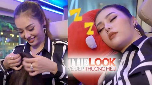 Mặc cho đối thủ 'tất tả' tạo kiểu tóc, Dung Doll ung dung đi ngủ trong phần thử thách The Look 2017