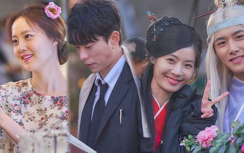 'Kê long tiên nữ truyện': Hậu trường và loạt ảnh mới của Moon Chae Won, Yoon Hyun Min trước khi phim kết thúc