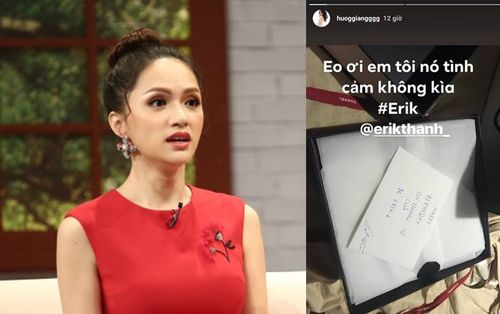 Hương Giang hoảng hồn vì quà sinh nhật khủng của Erik
