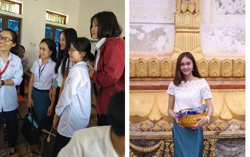 Cô giáo thực tập người Lào xinh xắn khiến dân mạng nhầm tưởng là học sinh vì quá dễ thương