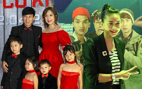 Vợ chồng Lý Hải, Chúng Huyền Thanh, Huy Khánh dẫn đàn con đến họp báo phim, Ngô Thanh Vân bất ngờ xuất hiện