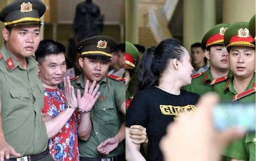 Bị đề nghị án tử, Văn Kính Dương vẫn tỏ ra bình thản vẫy tay chào người thân và cười tươi trước tòa