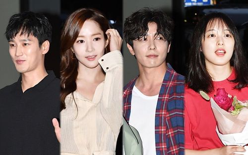 Tiệc liên hoan phim 'Bí mật nàng fangirl': Park Min Young rạng rỡ, Kim Jae Wook phá cách với thời trang 'cực chất'
