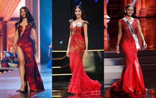 Top 10 đầm dạ hội màu đỏ đẹp nhất lịch sử Miss Universe, Hoàng Thùy tham khảo ắt sẽ 'vừa đỏ vừa thơm'
