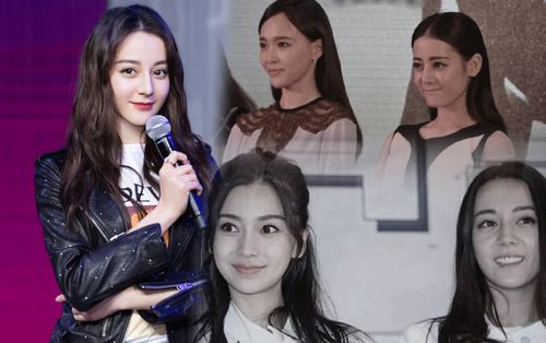 Địch Lệ Nhiệt Ba luôn thất thế khi đọ sắc cùng những nữ diễn viên khác đứng chung một khung hình