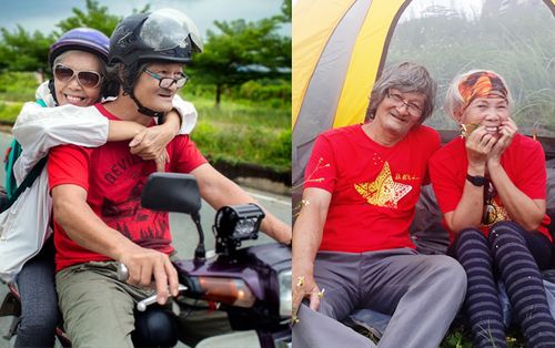 Ngưỡng mộ tình yêu đẹp của vợ chồng phượt thủ U70 và lời hứa 'cùng nhau đi hết Việt Nam'