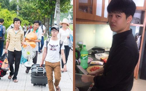 Phải xa nhà khi lên Đại học, chàng trai rưng rưng nước mắt khi đứng nấu cơm khiến cộng đồng mạng vừa thương vừa buồn cười