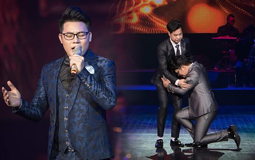 Duy Cường xúc động quỳ gối tạ ơn trước ba nuôi Ngọc Sơn trong liveshow 'Tình mẫu tử 2'